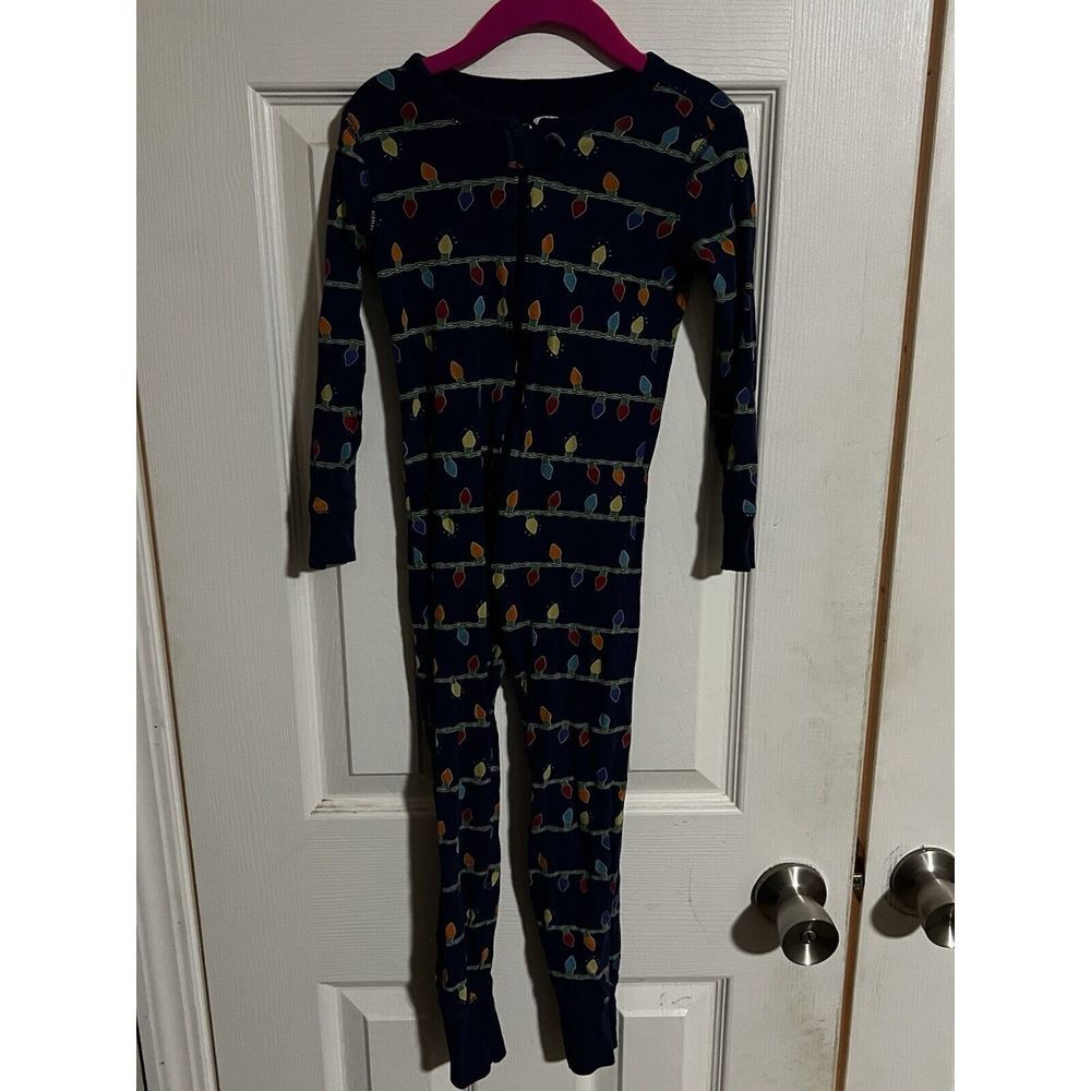 Old Navy 5T Unisex Footed Pajamas Christmas‎ Lights